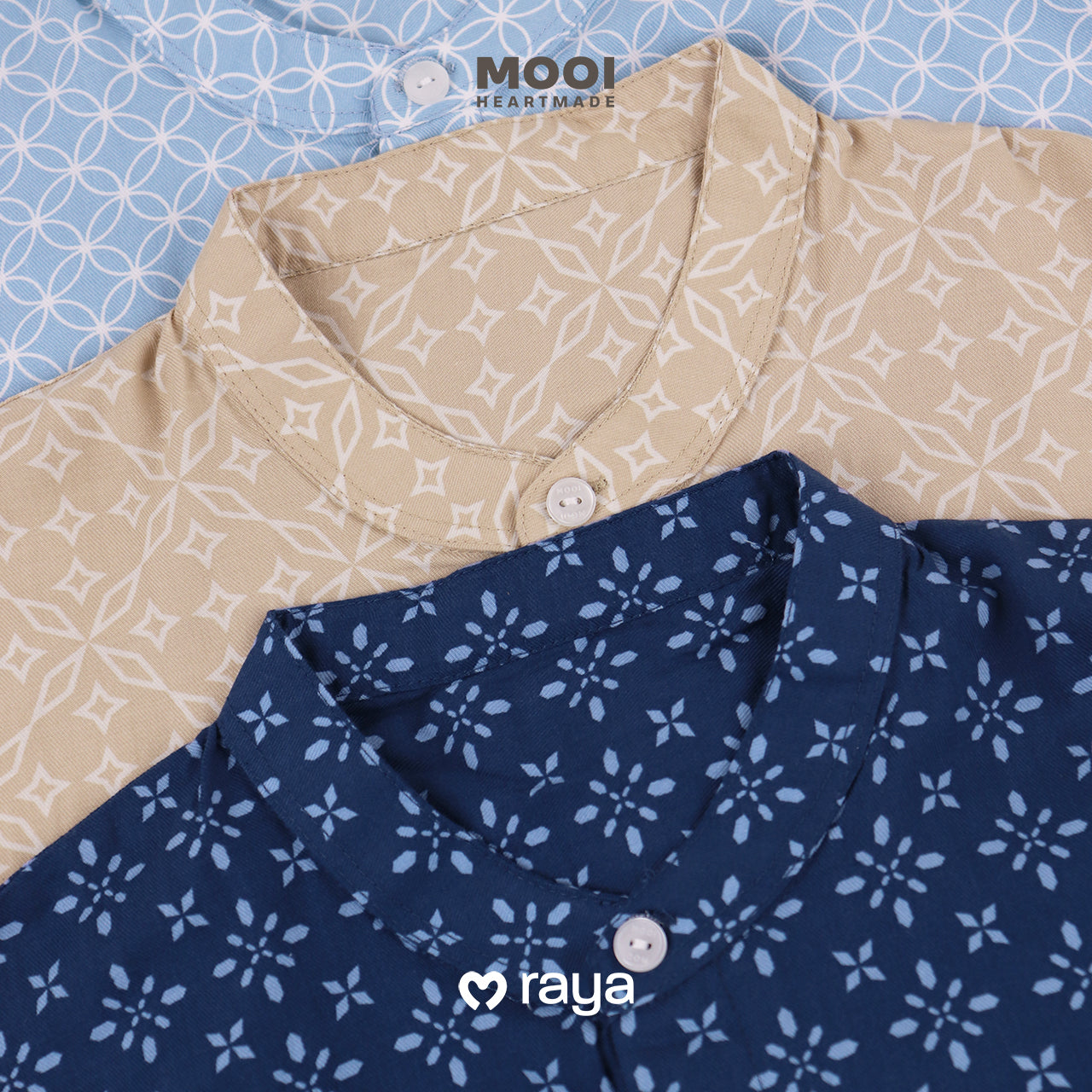 Mooi Atasan Pria Kemeja Pria Raya Collection Zaidan Koko