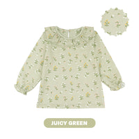 Mooi Atasan Anak Perempuan Erica Ruffle Top