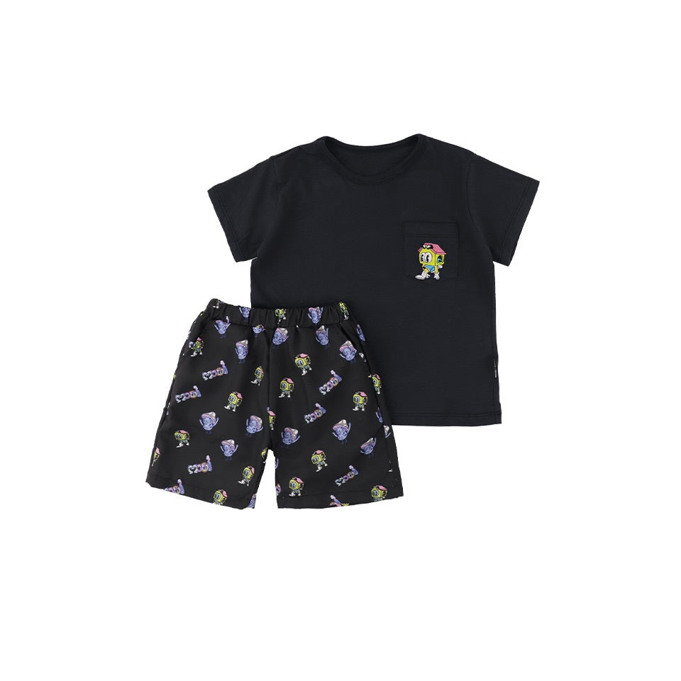 Mooi X Muklay Setelan Anak Pocket Tee Set