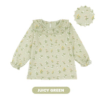 Mooi Atasan Anak Perempuan Erica Ruffle Top