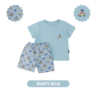 Mooi X Muklay Setelan Anak Pocket Tee Set