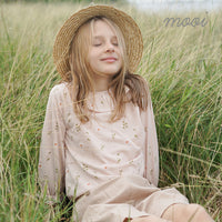 Mooi Atasan Anak Perempuan Erica Ruffle Top