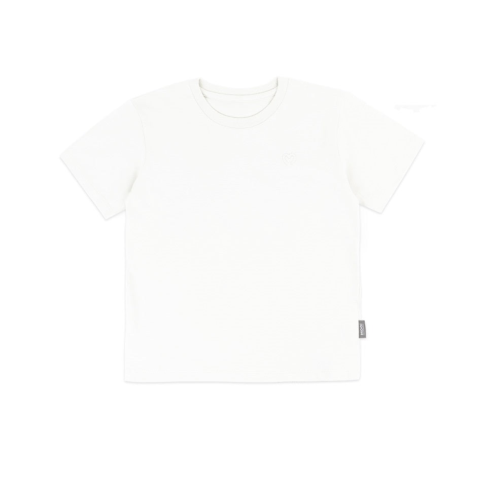 Mooi Kaos Anak Unisex Laki Laki Perempuan Comfy T-Shirt Basic Kids