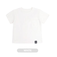 Mooi Kaos Anak Pocket Unisex Comfy T-Shirt Pocket Kids