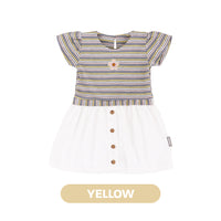 Mooi Dress Anak Perempuan Karina Rib Striped Dress