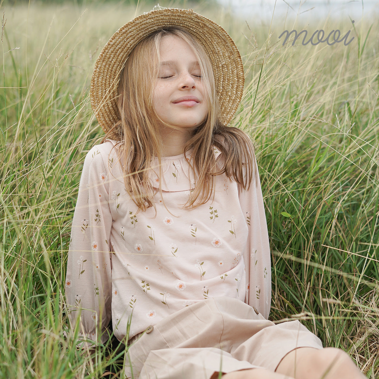 Mooi Atasan Anak Perempuan Erica Ruffle Top
