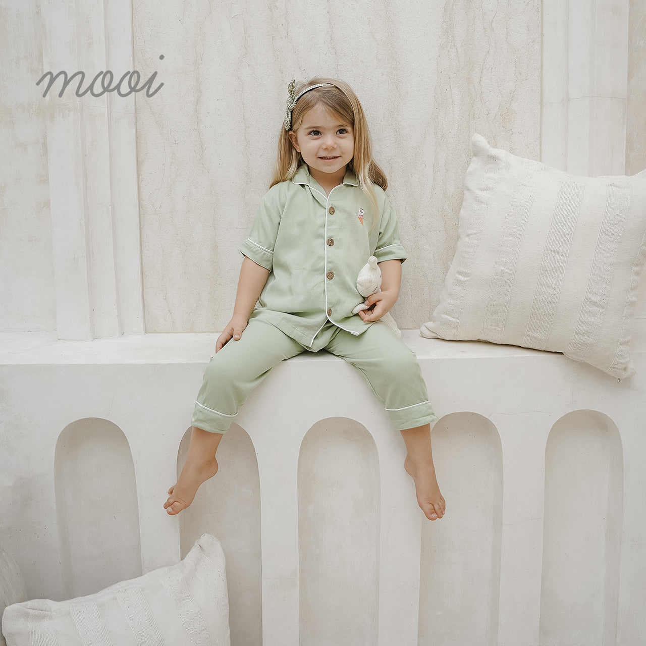 Mooi Piyama Anak Baju Tidur Anak Short Pajamas V1