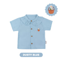 Mooi Atasan Anak Perempuan Lily Ruffle Top