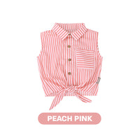 Mooi Kemeja Anak Perempuan Elicia Striped Shirt