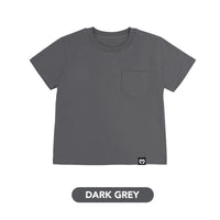 Mooi Kaos Anak Pocket Unisex Comfy T-Shirt Pocket Kids