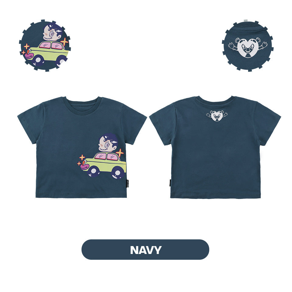 Mooi X Muklay Kaos Anak Unisex Graphic Tee Kids