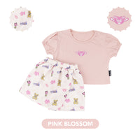 Mooi X Muklay Setelan Anak Perempuan Alena Skort Set