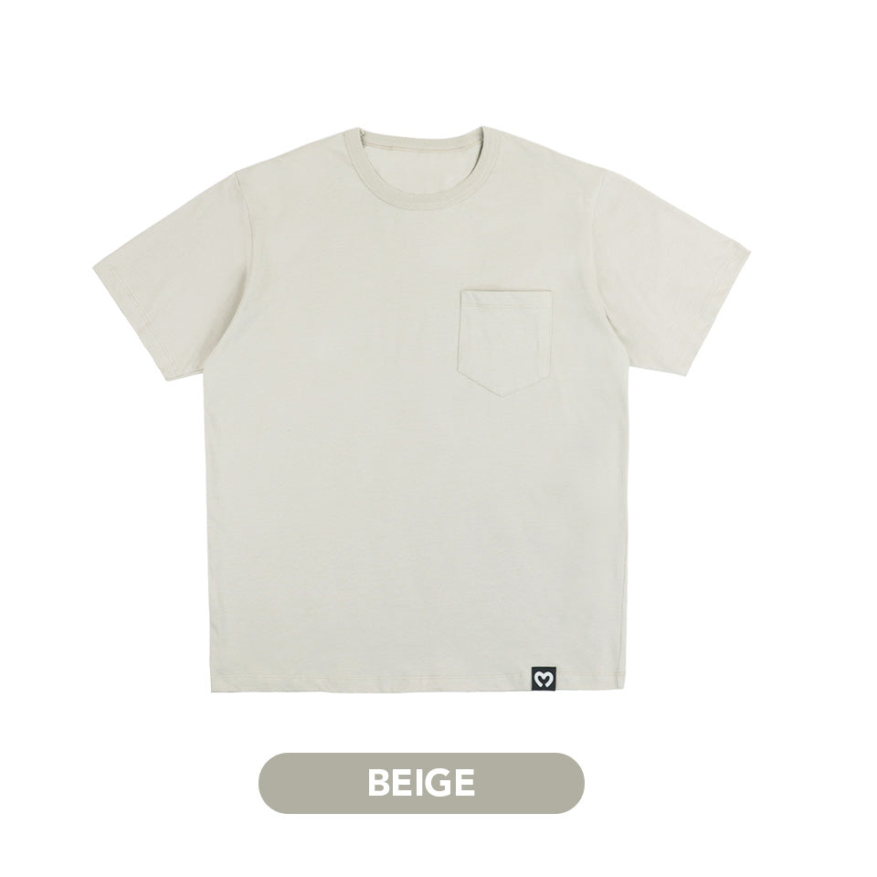 Mooi Kaos Dewasa Pocket Unisex Comfy T-Shirt Pocket Adult