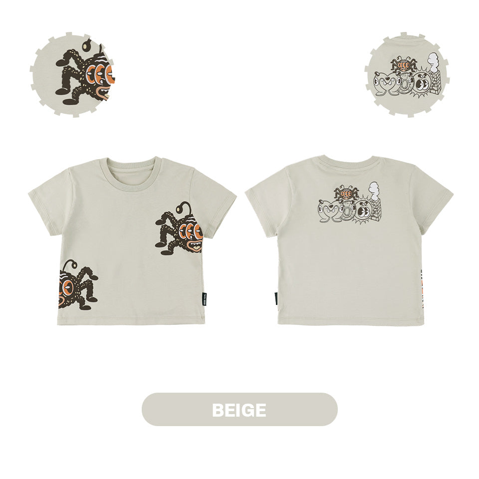 Mooi X Muklay Kaos Anak Unisex Graphic Tee Kids