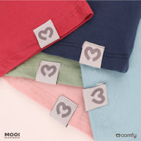 Mooi Kaos Anak Pocket Unisex Comfy T-Shirt Pocket Kids