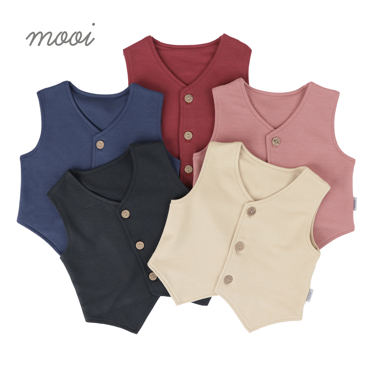 Mooi Atasan Anak Perempuan Evelyn Vest Top