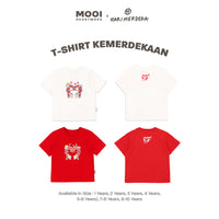 Mooi x Hari Merdeka Kaos Kemerdekaan Anak T-shirt Anak Kemerdekaan