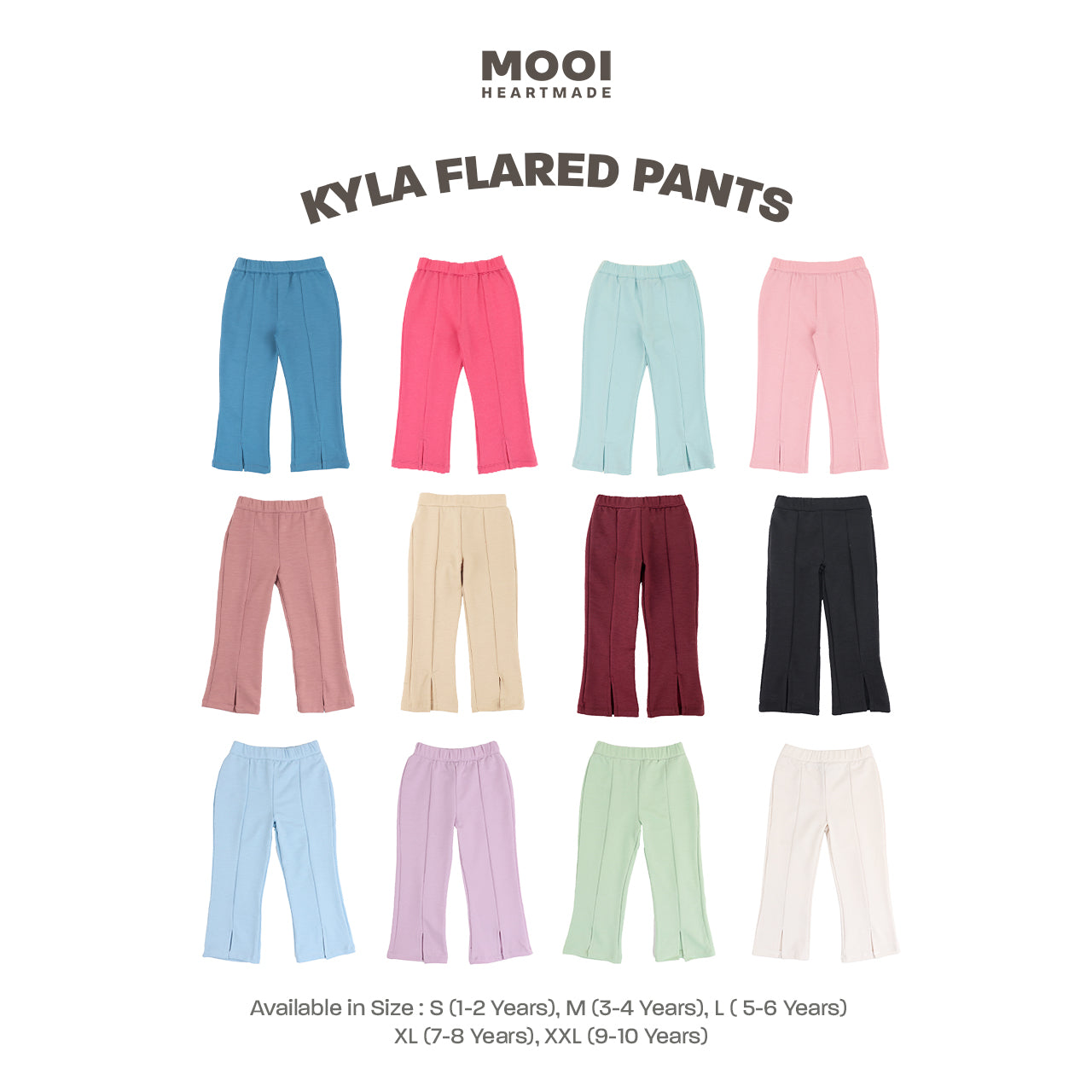 Mooi Celana Panjang Anak Perempuan Kyla Flared Pants