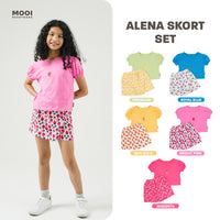 Mooi Setelan Anak Perempuan Alena Skort Set