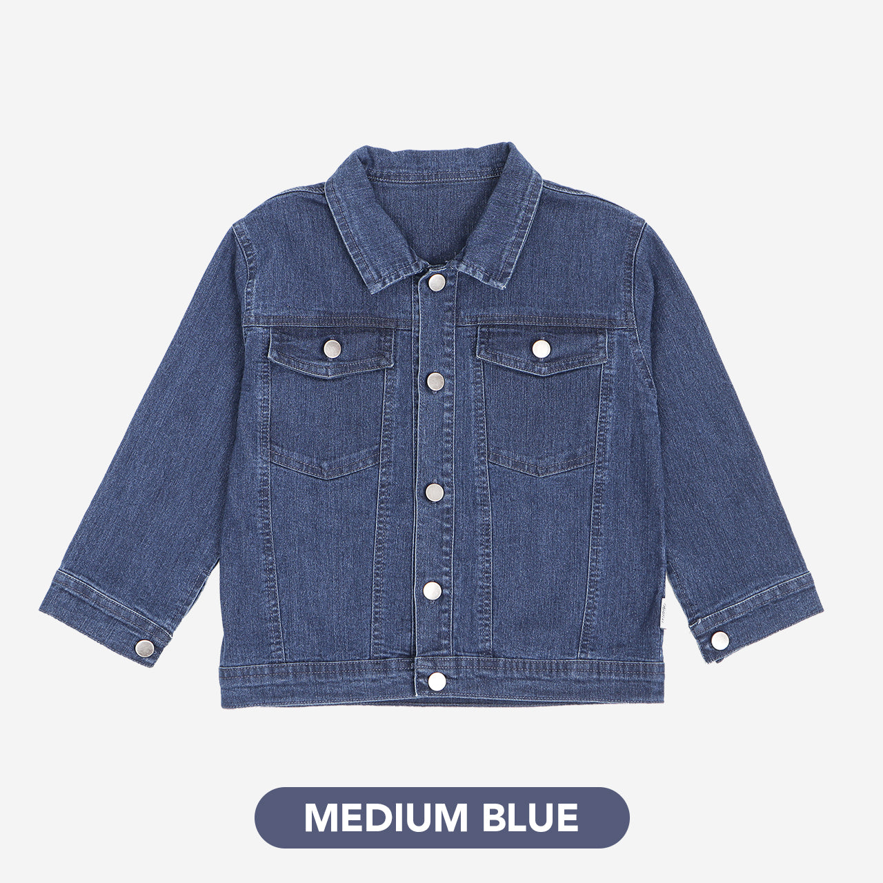Mooi Jaket Jeans Anak Arlo Denim Jacket