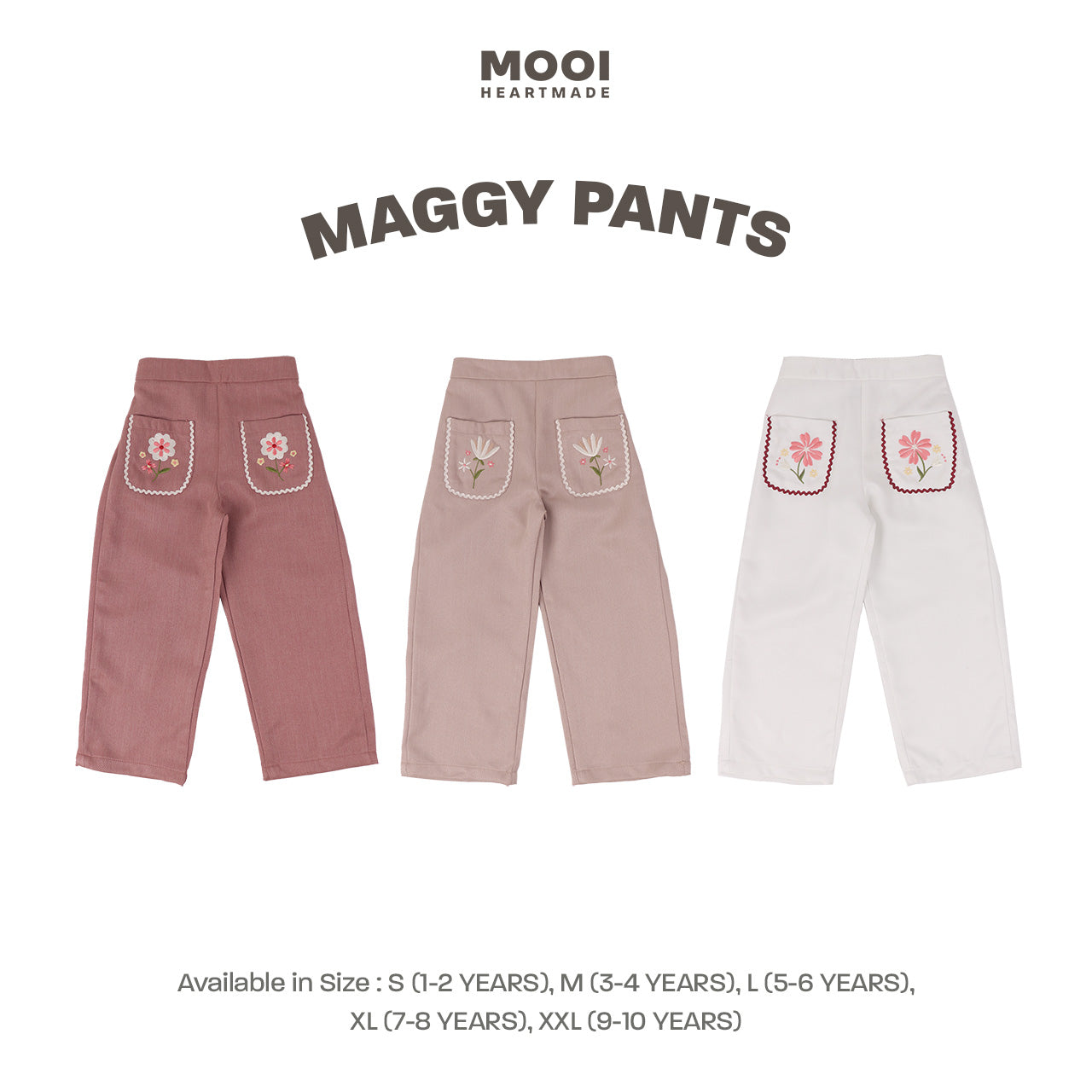 Mooi Celana Panjang Anak Perempuan Christmas Collection Maggy Pants