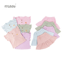 Mooi Setelan Anak Perempuan Narumi Ruffle Set