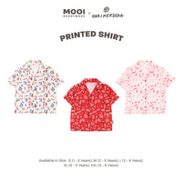 Mooi x Hari Merdeka Kaos Kemerdekaan Kemeja Anak Printed Shirt