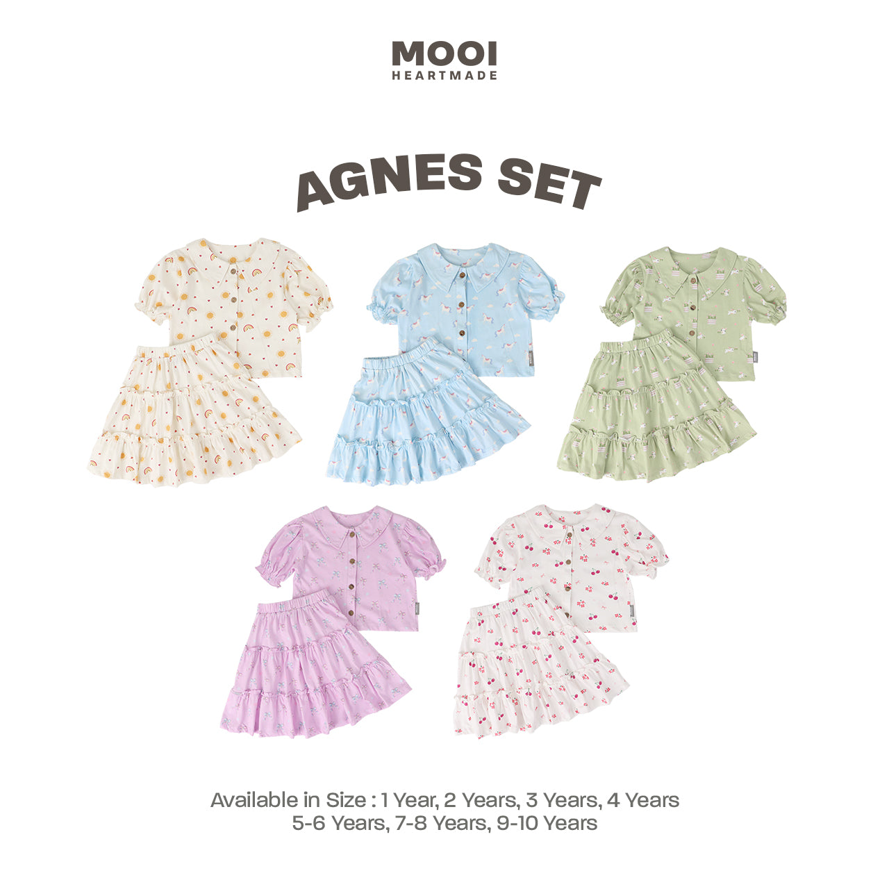 Mooi Setelan Anak Perempuan Agnes Set
