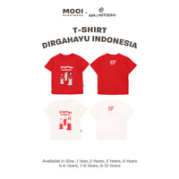 Mooi x Hari Merdeka Kaos Kemerdekaan Anak T-shirt Anak Dirgahayu Indonesia