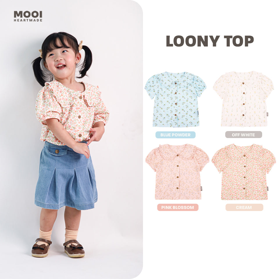 Mooi Atasan Anak Perempuan Loony Top
