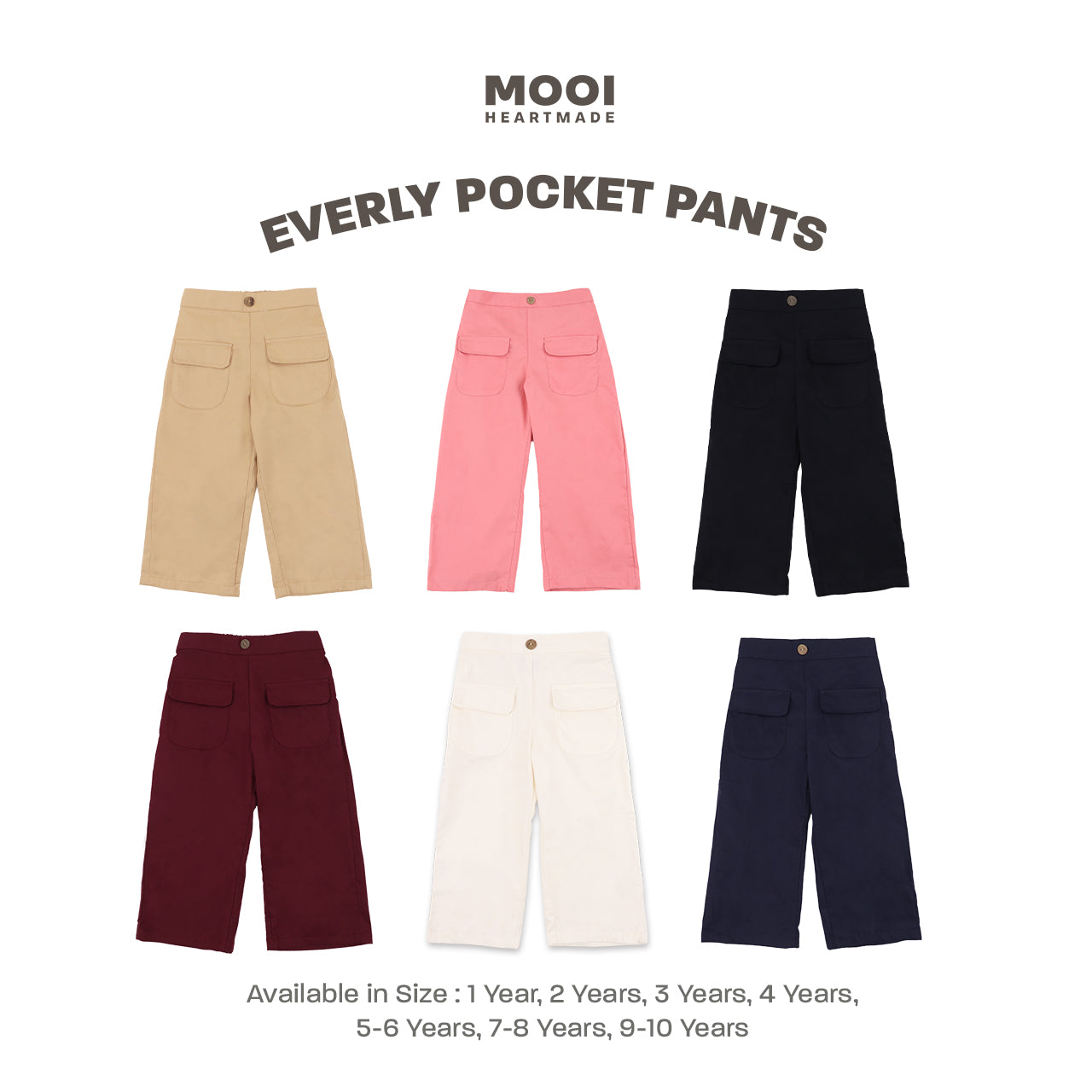 Mooi Celana Panjang Anak Perempuan Everly Pocket Pants