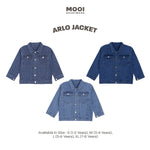 Mooi Jaket Jeans Anak Arlo Denim Jacket