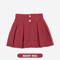 Mooi Rok Celana Anak Perempuan Ayako Skort Pleat Pants