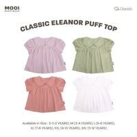 Mooi Atasan Anak Perempuan Classic Eleanor Puff Top