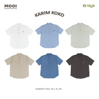 Mooi Atasan Pria Kemeja Pria Raya Collection Karim Koko V1