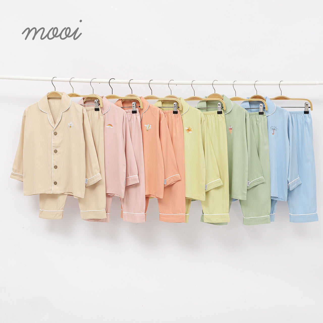 Mooi Piyama Panjang Anak Baju Tidur Anak Long Pajamas