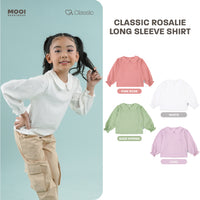 Mooi Atasan Anak Perempuan Classic Rosalie Long Sleeve Shirt