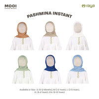 Mooi Pashmina Jilbab Instan Anak Hijab Anak