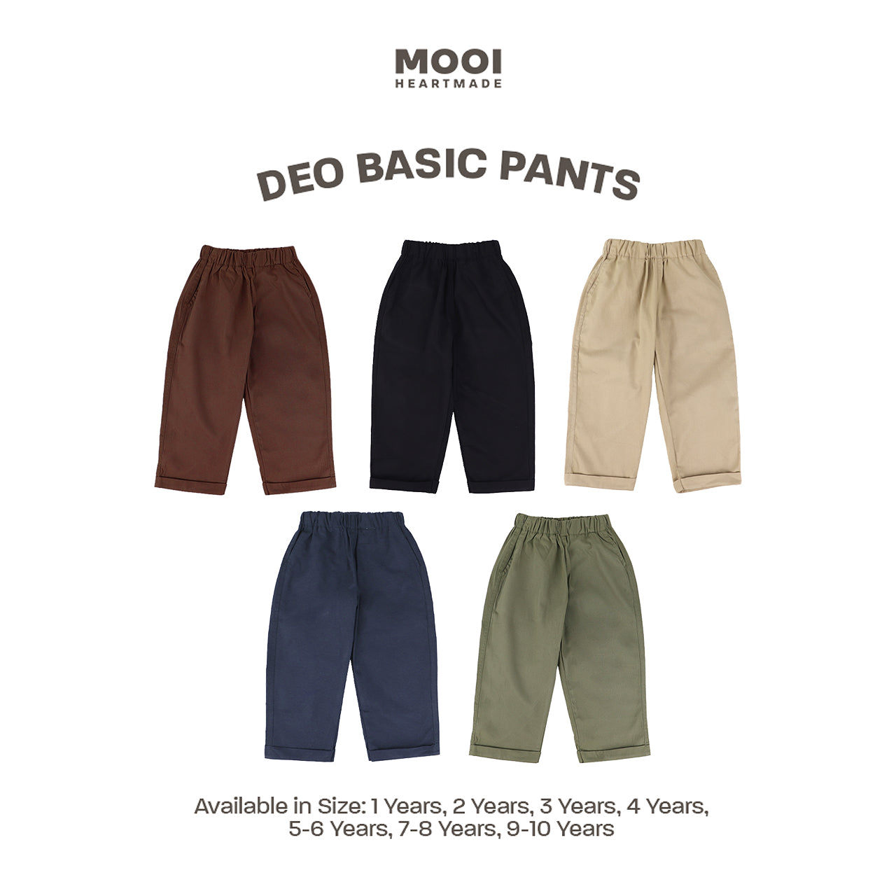 Mooi Celana Panjang Chinos Anak Deo Basic Pants