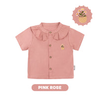 Mooi Atasan Anak Perempuan Lily Ruffle Top