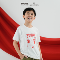 Mooi x Hari Merdeka Kaos Kemerdekaan Anak T-shirt Anak Indonesia Merdeka