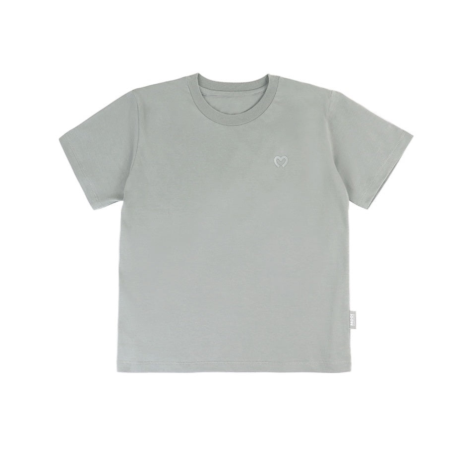 Mooi Kaos Anak Unisex Laki Laki Perempuan Comfy T-Shirt Basic Kids