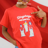 Mooi x Hari Merdeka Kaos Kemerdekaan Anak T-shirt Anak Dirgahayu Indonesia