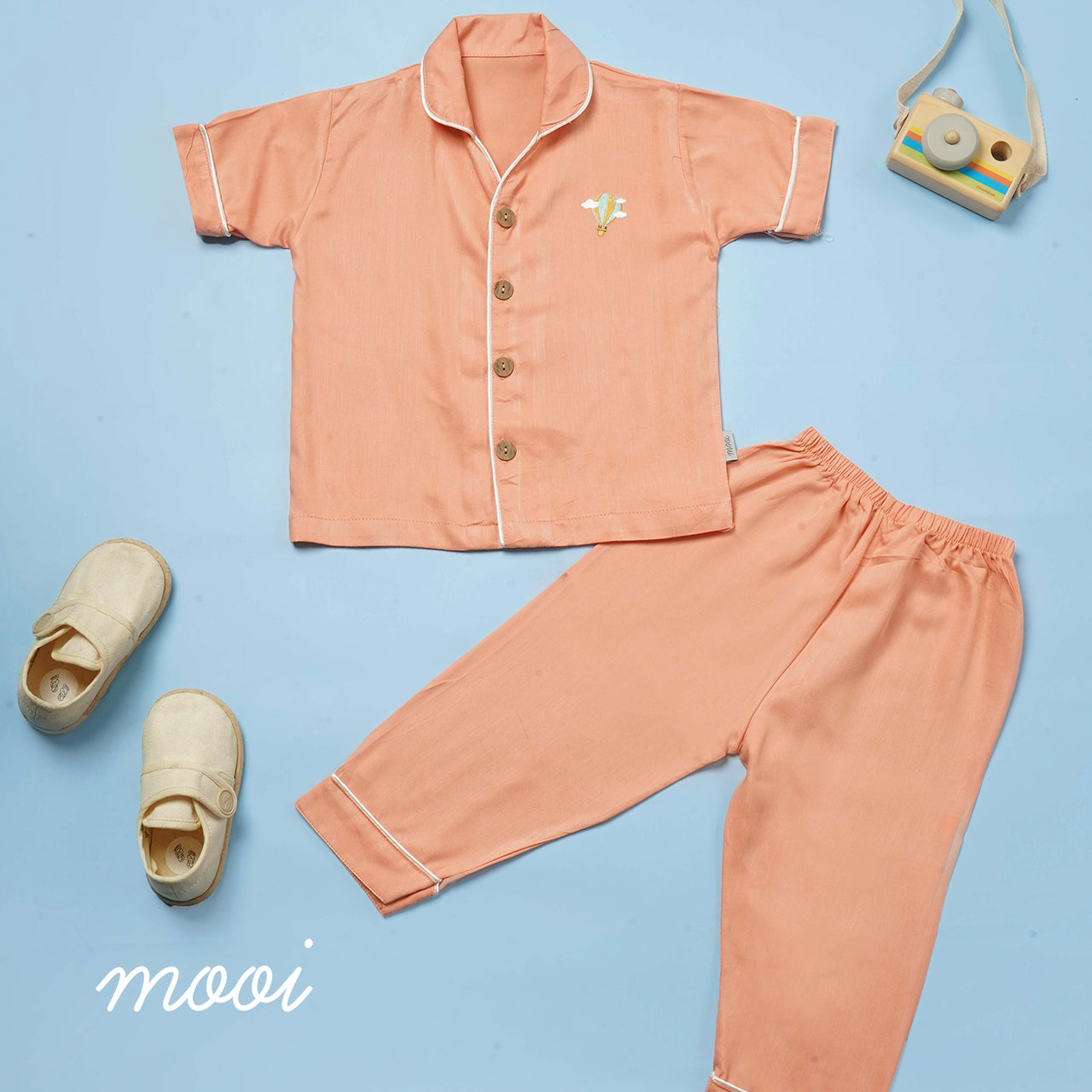 Mooi Piyama Anak Baju Tidur Anak Short Pajamas V1