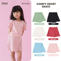Mooi Rok Celana Skort Anak Perempuan Comfy Skort Basic Pants