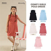 Mooi Dress Anak Perempuan Comfy Girls Polo Dress
