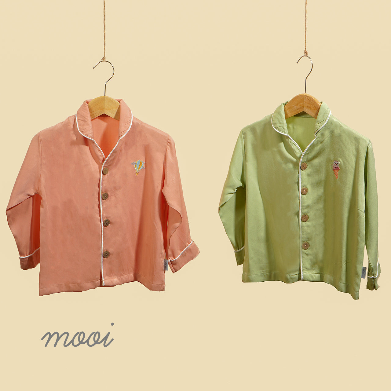 Mooi Piyama Panjang Anak Baju Tidur Anak Long Pajamas