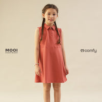 Mooi Dress Anak Perempuan Comfy Girls Polo Dress