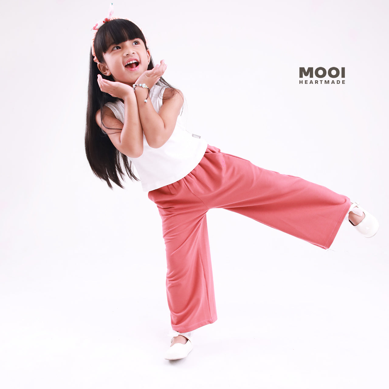 Mooi Celana Panjang Anak Perempuan Comfy Long Wide Pants