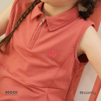 Mooi Dress Anak Perempuan Comfy Girls Polo Dress